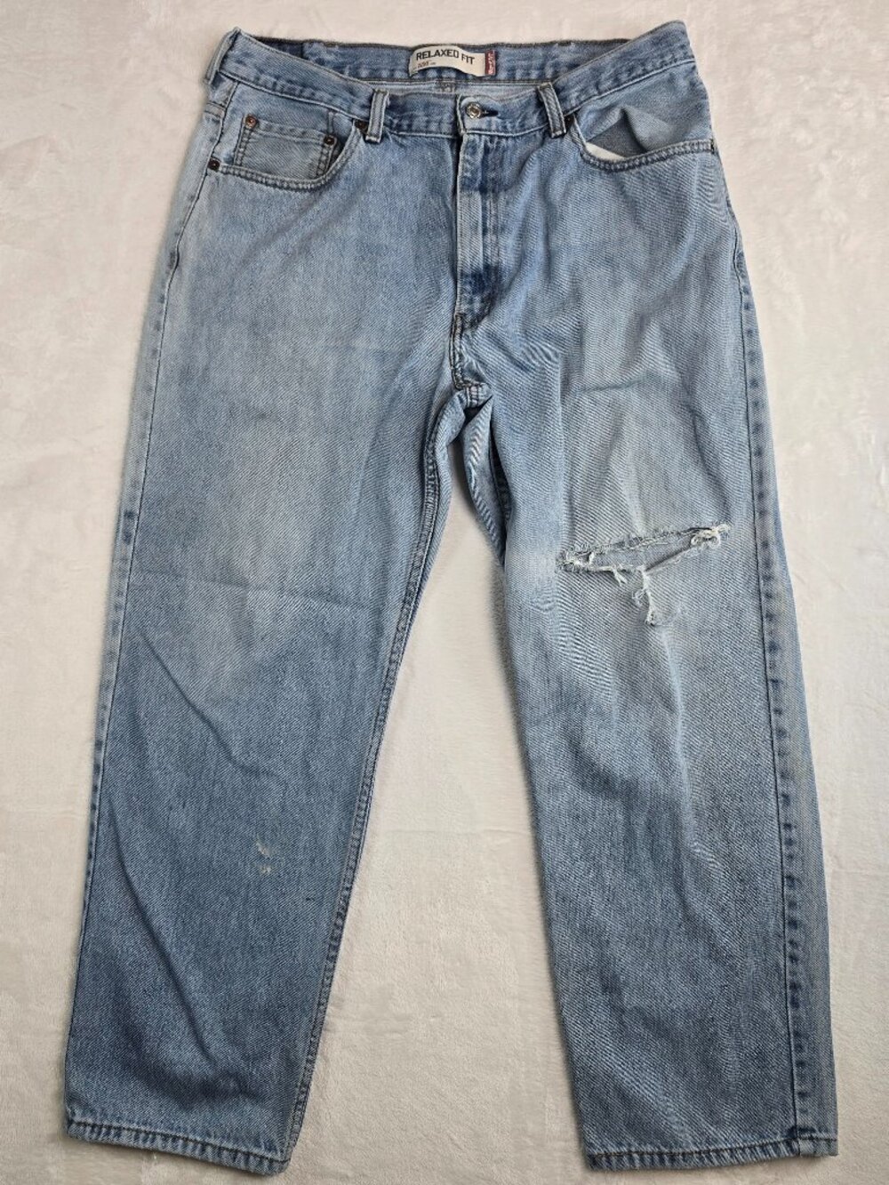 Vintage Levis 550 Jeans Mens 38x30 Blue Relaxed Fit Denim Made In Egypt 1990's